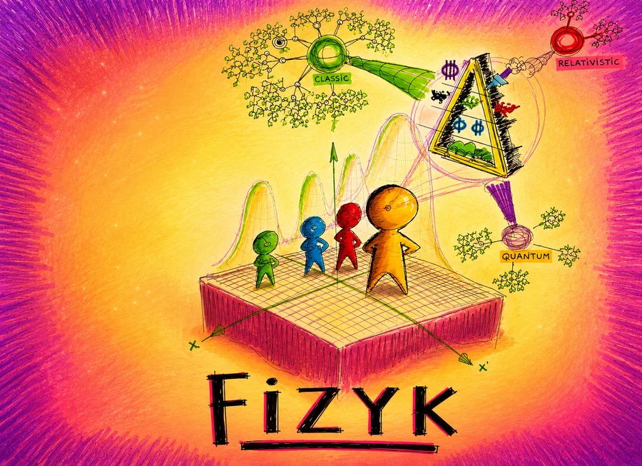 Rysunek: Fizyk.